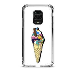 Ice cream θήκη διάφανη & σχέδιο  d1042 γιά Xiaomi Redmi Note 9 Pro