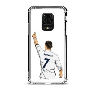 Ronaldo θήκη διάφανη & σχέδιο  d1047 γιά Xiaomi Redmi Note 9 Pro