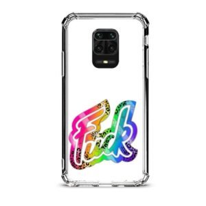 F*ck θήκη διάφανη & σχέδιο  d1054 γιά Xiaomi Redmi Note 9 Pro