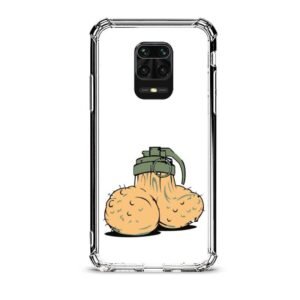 Bomb θήκη διάφανη & σχέδιο  d1056 γιά Xiaomi Redmi Note 9 Pro