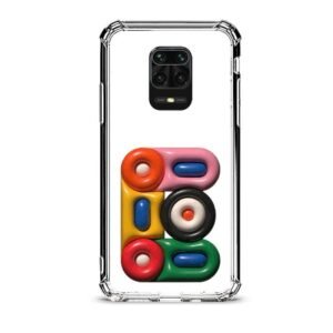 3d shapes θήκη διάφανη & σχέδιο  d1064 γιά Xiaomi Redmi Note 9 Pro
