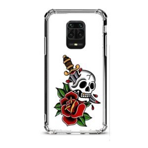 Sword skull θήκη διάφανη & σχέδιο  d1068 γιά Xiaomi Redmi Note 9 Pro