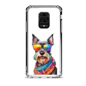 Sunglasses dog θήκη διάφανη & σχέδιο  d1080 γιά Xiaomi Redmi Note 9 Pro