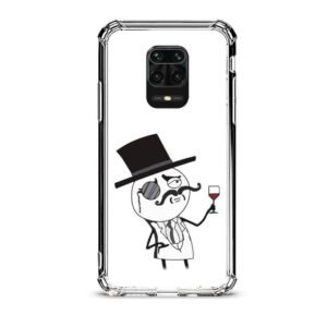 Meme figure θήκη διάφανη & σχέδιο  d1114 γιά Xiaomi Redmi Note 9 Pro