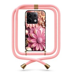 Pastel flowers θήκη με κορδόνι & σχέδιο 9768 για Redmi Note 13 Pro 5G