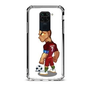 Cristiano Ronaldo θήκη διάφανη & σχέδιο  d1001 γιά Xiaomi Redmi Note 9