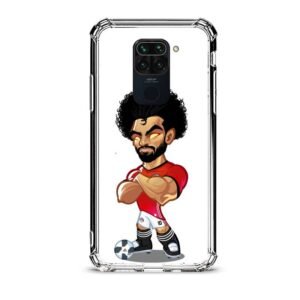 Mohamed Salah θήκη διάφανη & σχέδιο  d1002 γιά Xiaomi Redmi Note 9