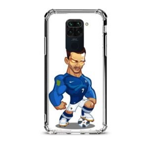 Antoine Griezmann θήκη διάφανη & σχέδιο  d1004 γιά Xiaomi Redmi Note 9