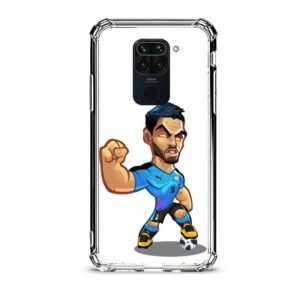 Luis Suarez θήκη διάφανη & σχέδιο  d1008 γιά Xiaomi Redmi Note 9