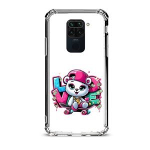 Cute love θήκη διάφανη & σχέδιο  d1019 γιά Xiaomi Redmi Note 9
