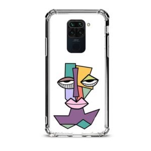 Shape face θήκη διάφανη & σχέδιο  d1026 γιά Xiaomi Redmi Note 9