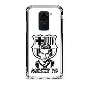 Messi Barcelona θήκη διάφανη & σχέδιο  d1043 γιά Xiaomi Redmi Note 9