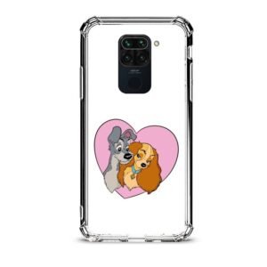 Lady and the Tramp θήκη διάφανη & σχέδιο  d1045 γιά Xiaomi Redmi Note 9