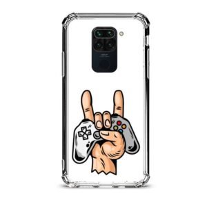 Video game life θήκη διάφανη & σχέδιο  d1052 γιά Xiaomi Redmi Note 9