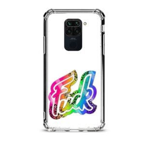 F*ck θήκη διάφανη & σχέδιο  d1054 γιά Xiaomi Redmi Note 9