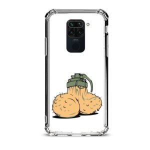 Bomb θήκη διάφανη & σχέδιο  d1056 γιά Xiaomi Redmi Note 9