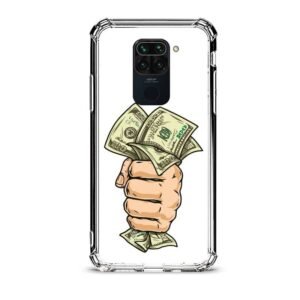 Money θήκη διάφανη & σχέδιο  d1060 γιά Xiaomi Redmi Note 9