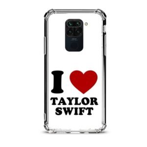 Love Swift Taylor θήκη διάφανη & σχέδιο  d1067 γιά Xiaomi Redmi Note 9