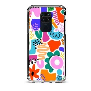 Shapes θήκη διάφανη & σχέδιο  d1072 γιά Xiaomi Redmi Note 9