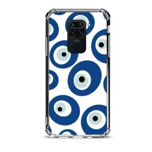 Evil eye θήκη διάφανη & σχέδιο  d1085 γιά Xiaomi Redmi Note 9