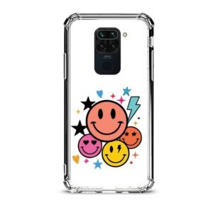 Smilies θήκη διάφανη & σχέδιο  d1095 γιά Xiaomi Redmi Note 9