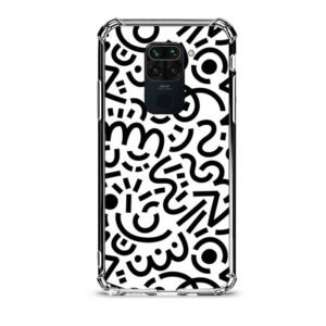 Abstract pattern θήκη διάφανη & σχέδιο  d1101 γιά Xiaomi Redmi Note 9