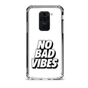 No bad vibes θήκη διάφανη & σχέδιο  d1103 γιά Xiaomi Redmi Note 9