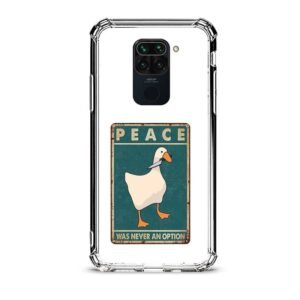 No piece duck θήκη διάφανη & σχέδιο  d1107 γιά Xiaomi Redmi Note 9