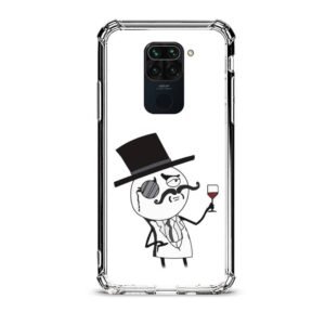 Meme figure θήκη διάφανη & σχέδιο  d1114 γιά Xiaomi Redmi Note 9