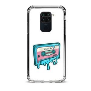 Vintage cassette θήκη διάφανη & σχέδιο  d1122 γιά Xiaomi Redmi Note 9