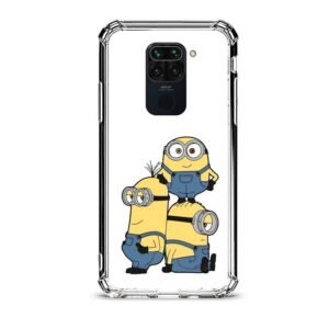 Minions θήκη διάφανη & σχέδιο  d1125 γιά Xiaomi Redmi Note 9