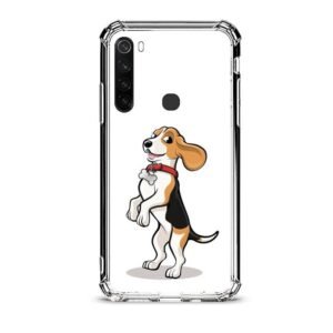 Playful dog θήκη διάφανη & σχέδιο  d1034 γιά Xiaomi Redmi Note 8T