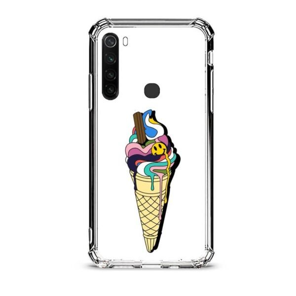 Ice cream θήκη διάφανη & σχέδιο  d1042 γιά Xiaomi Redmi Note 8T