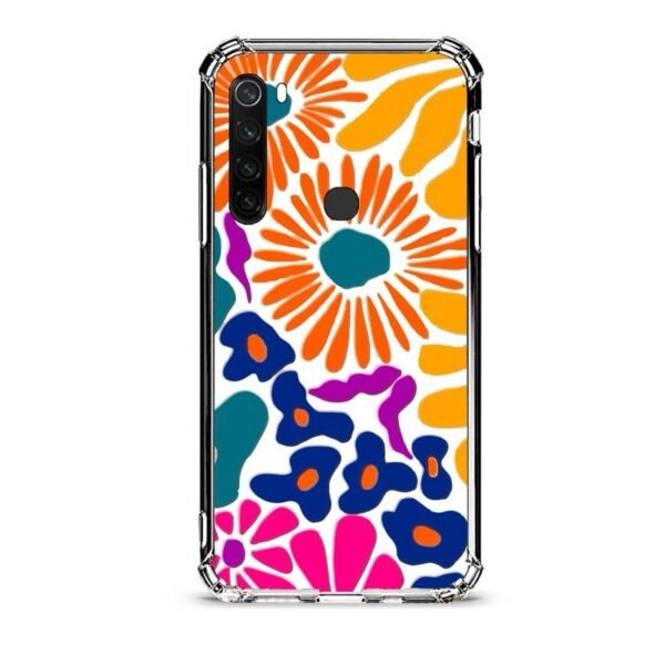 Floral θήκη διάφανη & σχέδιο  d1092 γιά Xiaomi Redmi Note 8T