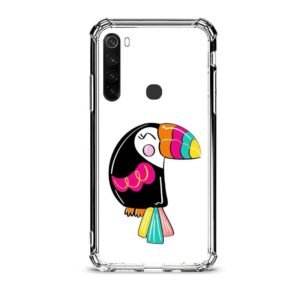 Colorful bird θήκη διάφανη & σχέδιο  d1093 γιά Xiaomi Redmi Note 8T