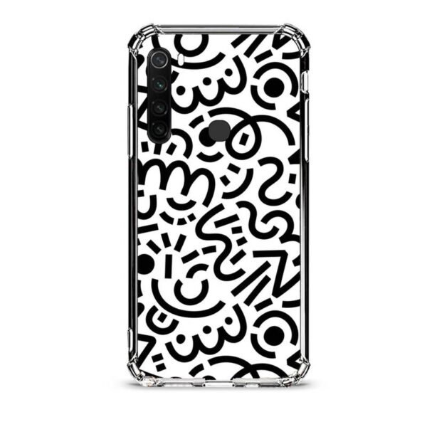 Abstract pattern θήκη διάφανη & σχέδιο  d1101 γιά Xiaomi Redmi Note 8T