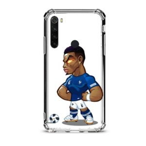 Paul Pogba θήκη διάφανη & σχέδιο  d1014 γιά Xiaomi Redmi Note 8