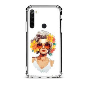 Flower girl θήκη διάφανη & σχέδιο  d1018 γιά Xiaomi Redmi Note 8