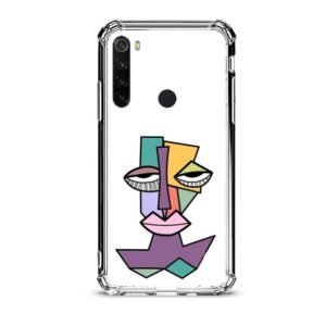 Shape face θήκη διάφανη & σχέδιο  d1026 γιά Xiaomi Redmi Note 8