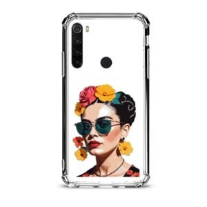 Flower woman θήκη διάφανη & σχέδιο  d1044 γιά Xiaomi Redmi Note 8