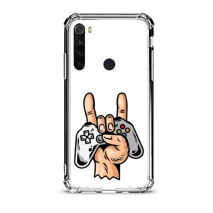 Video game life θήκη διάφανη & σχέδιο  d1052 γιά Xiaomi Redmi Note 8