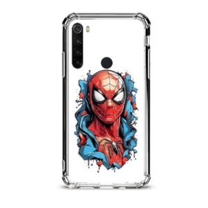 Spiderman θήκη διάφανη & σχέδιο  d1065 γιά Xiaomi Redmi Note 8