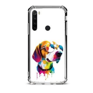 Colorful dog θήκη διάφανη & σχέδιο  d1081 γιά Xiaomi Redmi Note 8