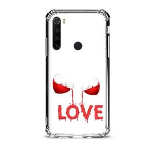 Liquid love θήκη διάφανη & σχέδιο  d1110 γιά Xiaomi Redmi Note 8