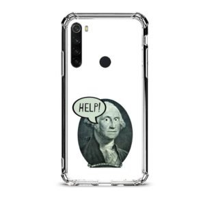 Washington help θήκη διάφανη & σχέδιο  d1112 γιά Xiaomi Redmi Note 8