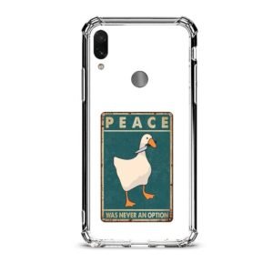 No piece duck θήκη διάφανη & σχέδιο  d1107 γιά Xiaomi Redmi Note 7