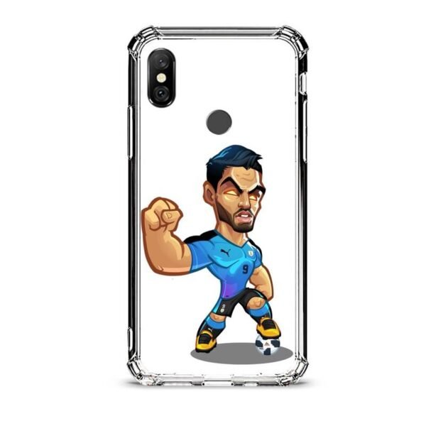 Luis Suarez θήκη διάφανη & σχέδιο  d1008 γιά Xiaomi Redmi Note 6 Pro