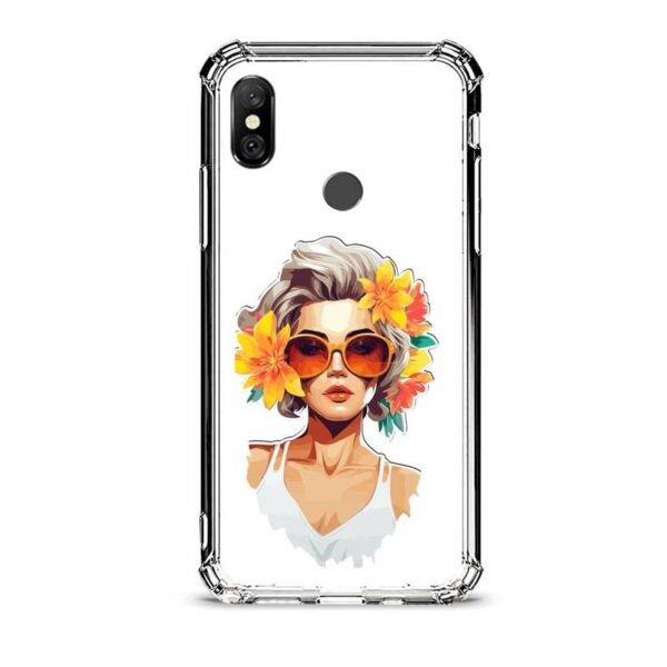 Flower girl θήκη διάφανη & σχέδιο  d1018 γιά Xiaomi Redmi Note 6 Pro