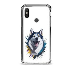 Wolf θήκη διάφανη & σχέδιο  d1021 γιά Xiaomi Redmi Note 6 Pro