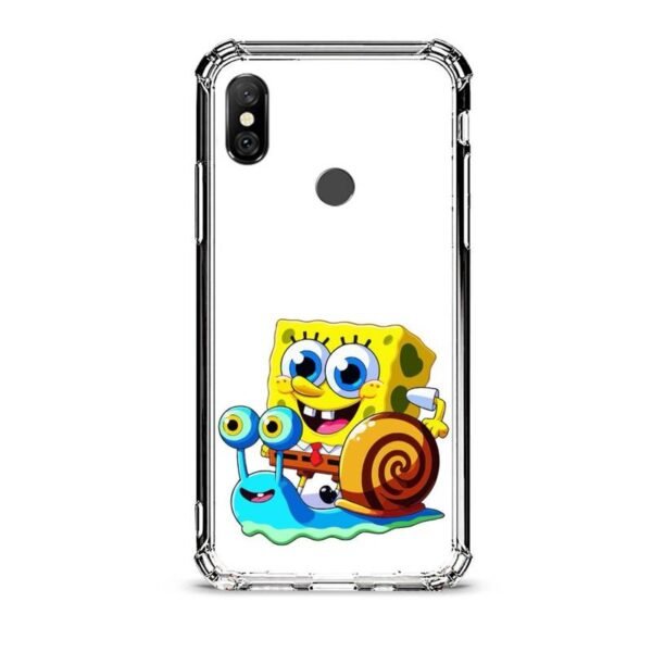 Sponge Bob θήκη διάφανη & σχέδιο  d1023 γιά Xiaomi Redmi Note 6 Pro